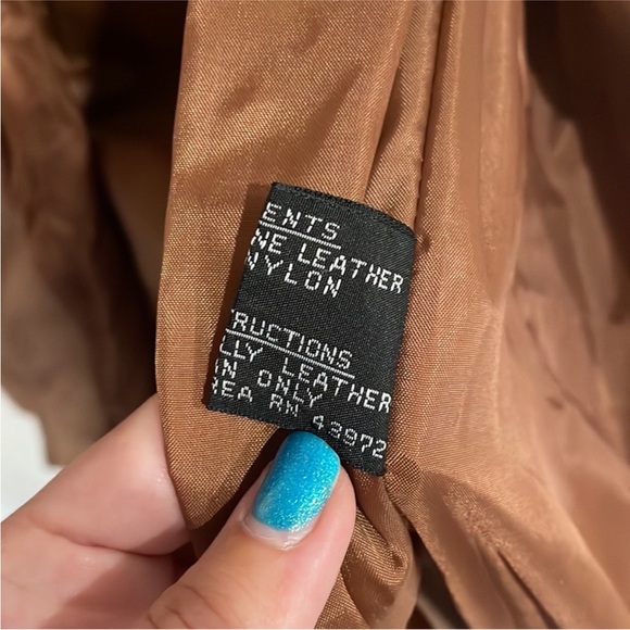 Vintage Genuine Leather Suede Fringe Jacket - Picture 10 of 11